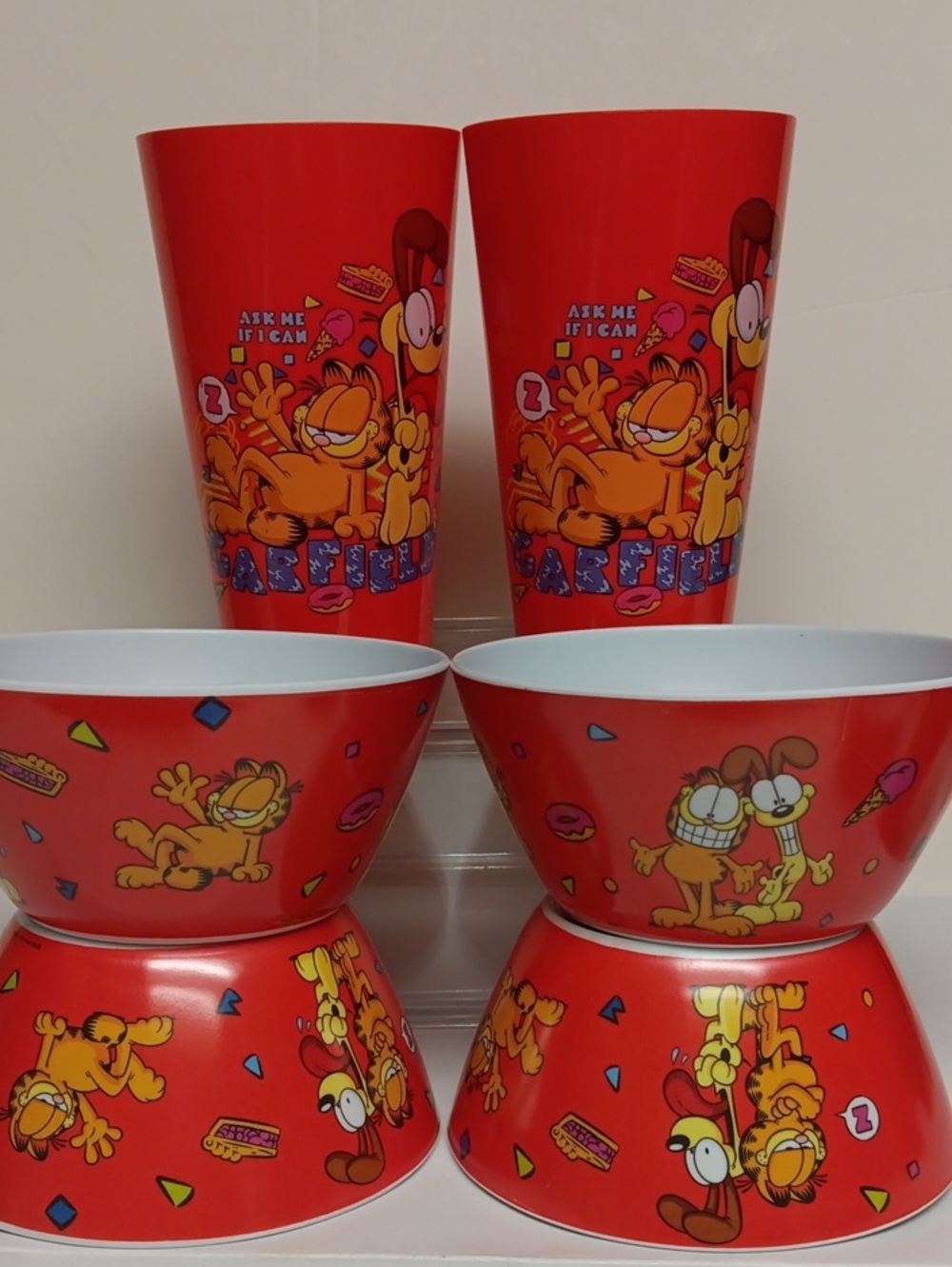 NICKELODEON GARFIELD DINNER SET 6 PCS